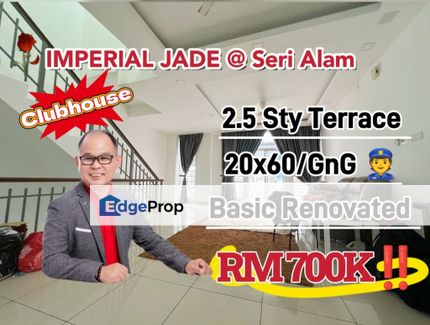 2.5 Storey Imperial Jade Seri Alam For Sale, Johor, Masai