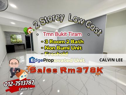 2 Storey Low Cost Bukit Tiram For Sale, Johor, Ulu Tiram