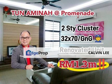 2 Storey Cluster Tun Aminah For Sale, Johor, Skudai