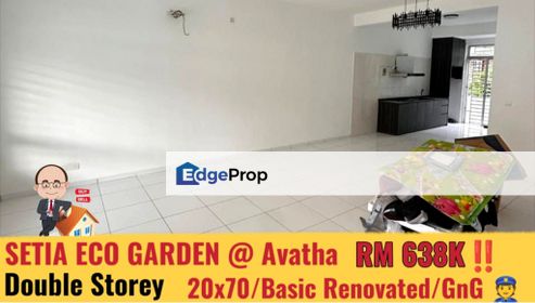 Setia Eco Garden / Avatha / Jalan Laman Setia / Double Storey Terrace , Johor, Gelang Patah
