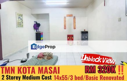 Taman Kota Masai / Jalan Pulasan / Double Storey Medium Cost , Johor, Pasir Gudang