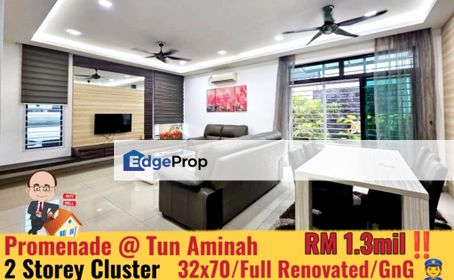 The Promenade / Taman Ungku Tun Aminah / Double Storey Cluster , Johor, Skudai