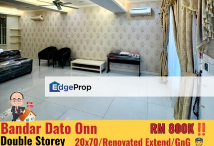 Bandar Dato Onn / Jalan Perjiranan / Double Storey Terrace , Johor, Johor Bahru