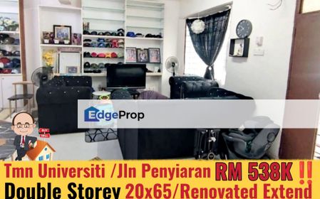 Taman Universiti / Jalan Penyiaran / Double Storey Terrace , Johor, Skudai