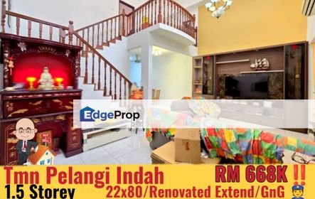 Taman Pelangi Indah / Jalan Pesona / 1.5 Storey Terrace , Johor, Ulu Tiram