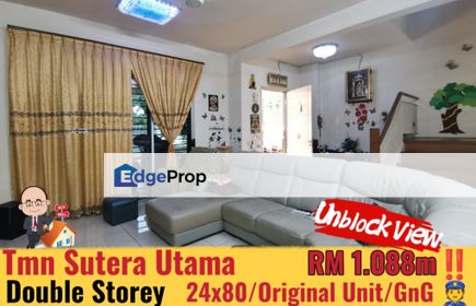 Taman Sutera Utama / Jalan Sutera Pulai / Double Storey Terrace , Johor, Skudai