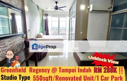 Greenfield Regency / Tampoi Indah / Studio Type , Johor, Tampoi
