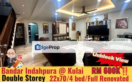 Bandar Indahpura / Jalan Teratai / Double Storey Terrace , Johor, Kulai
