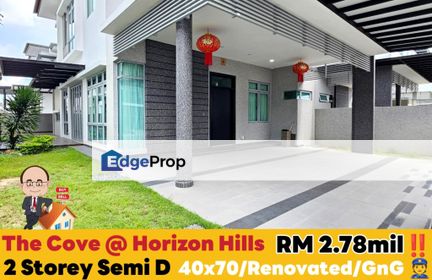 The Cove / Horizon Hills / 2 Storey Semi D , Johor, 