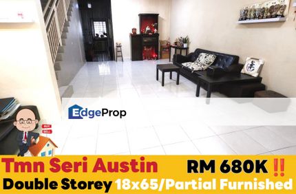 Taman Seri Austin / Double Storey Terrace , Johor, Johor Bahru