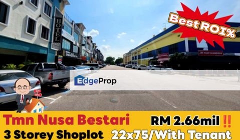 Taman Nusa Bestari / 3 Storey Shoplot , Johor, 