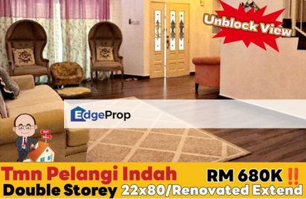 Taman Pelangi Indah / Jalan Pesona / Double Storey Terrace , Johor, Ulu Tiram