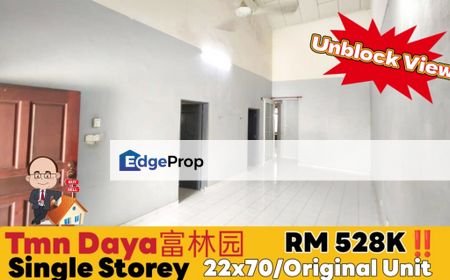 Taman Daya / Jalan Nibong / Single Storey Terrace , Johor, Johor Bahru