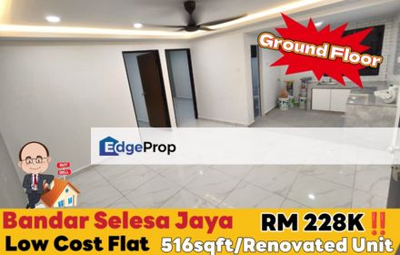 Bandar Selesa Jaya / Ground Floor / Low Cost Flat , Johor, Skudai
