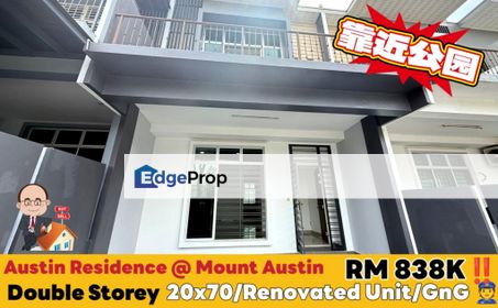 Austin Residence / Taman Mount Austin / Double Storey Terrace , Johor, Johor Bahru