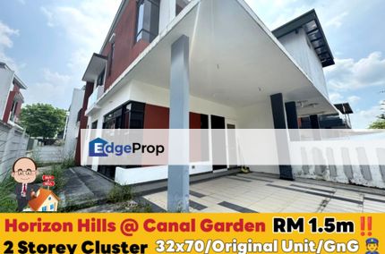 Canal Garden South / Horizon Hills / 2 Storey Cluster , Johor, 