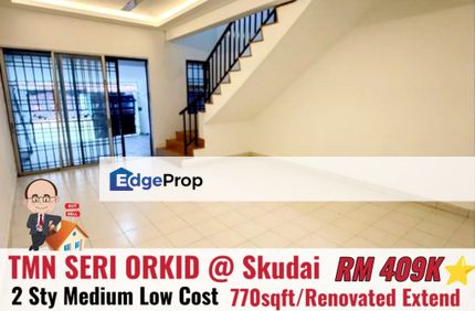 Taman Seri Orkid / Skudai / Double Storey Medium Low Cost , Johor, Skudai