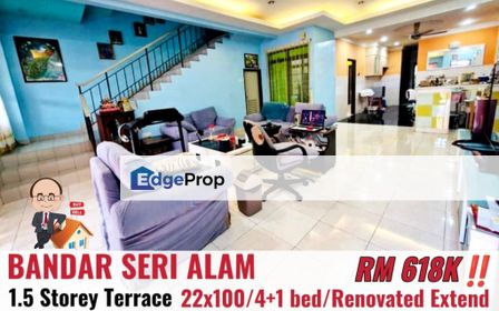 Bandar Seri Alam / Jalan Rimba / 1.5 Storey Terrace , Johor, Masai