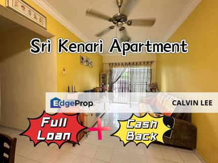Fully Loan + Cash Back Sri Kenari Tampoi Indah Apartment , Johor, Johor Bahru