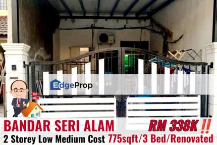 Bandar Seri Alam / Jalan Tasek / 2 Storey Low Medium Cost , Johor, Masai