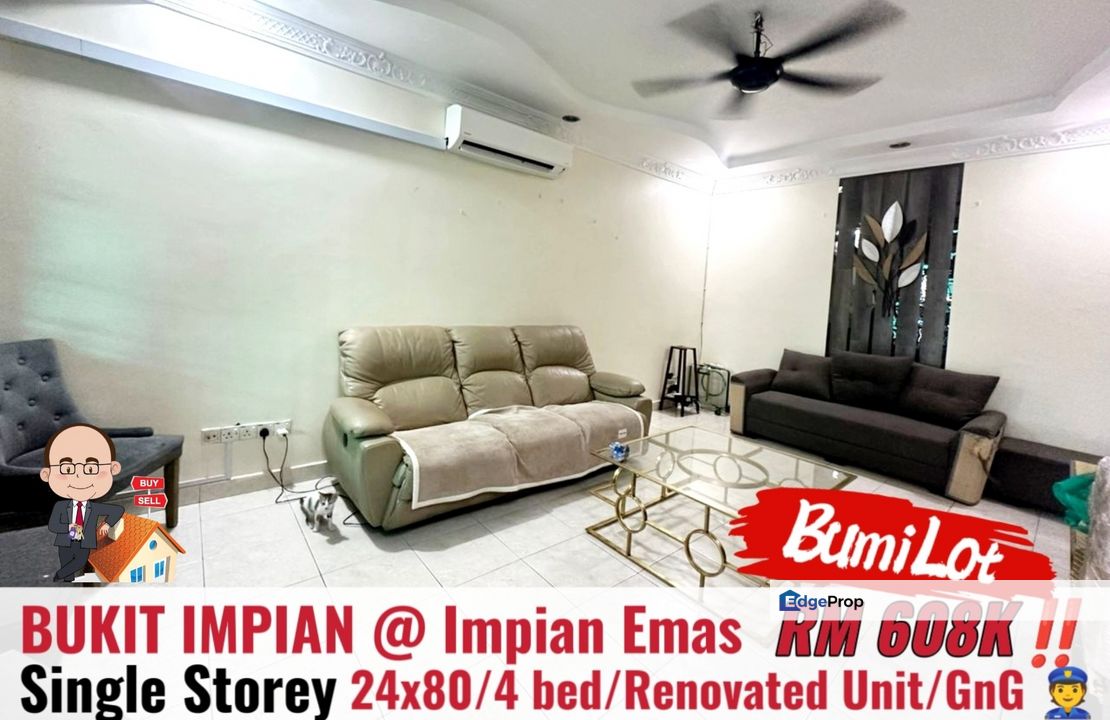 Taman Bukit Impian / Impian Emas / Single Storey Terrace , Johor, Skudai
