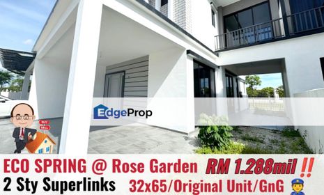 Eco Spring / Rose Garden / Double Storey Superlinks , Johor, Johor Bahru