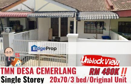 Taman Desa Cemerlang / Jalan Kekabu / Single Storey Terrace , Johor, Ulu Tiram