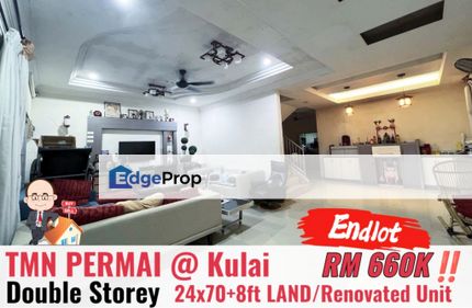 Taman Permai / Kulai / Double Storey Terrace / Endlot , Johor, Kulai