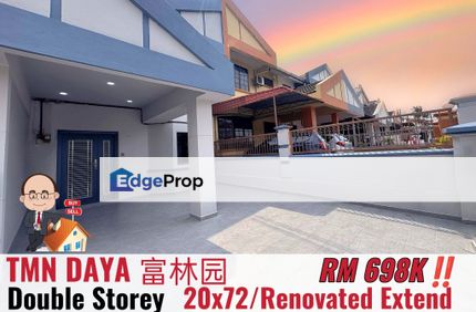 Taman Daya / Jalan Nibong / Double Storey Terrace , Johor, Johor Bahru