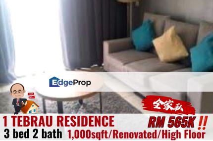 1 Tebrau Residence / Johor bahru / Apartment , Johor, Johor Bahru