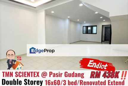Taman Scientex / Jalan Murni / Pasir Gudang / Double Storey Terrace , Johor, Pasir Gudang