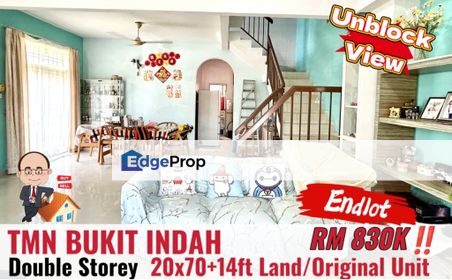 Taman Bukit Indah / Double Storey Terrace / Endlot , Johor, Johor Bahru