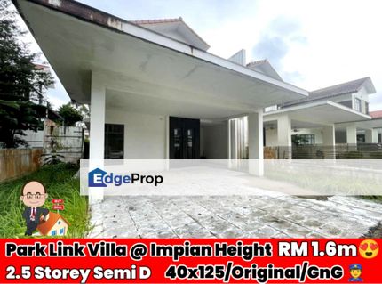 Park Link Villa / Impian Emas / 2.5 Storey Semi D , Johor, Skudai
