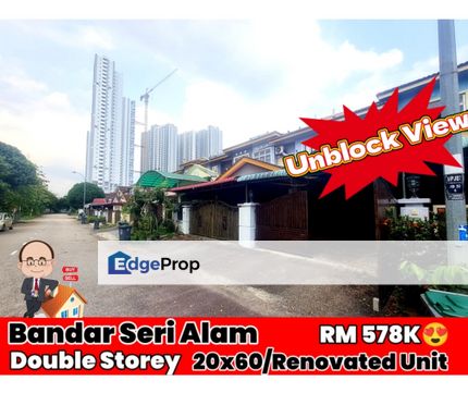 Bandar Seri Alam / Jalan Bayu / Double Storey Terrace , Johor, Masai