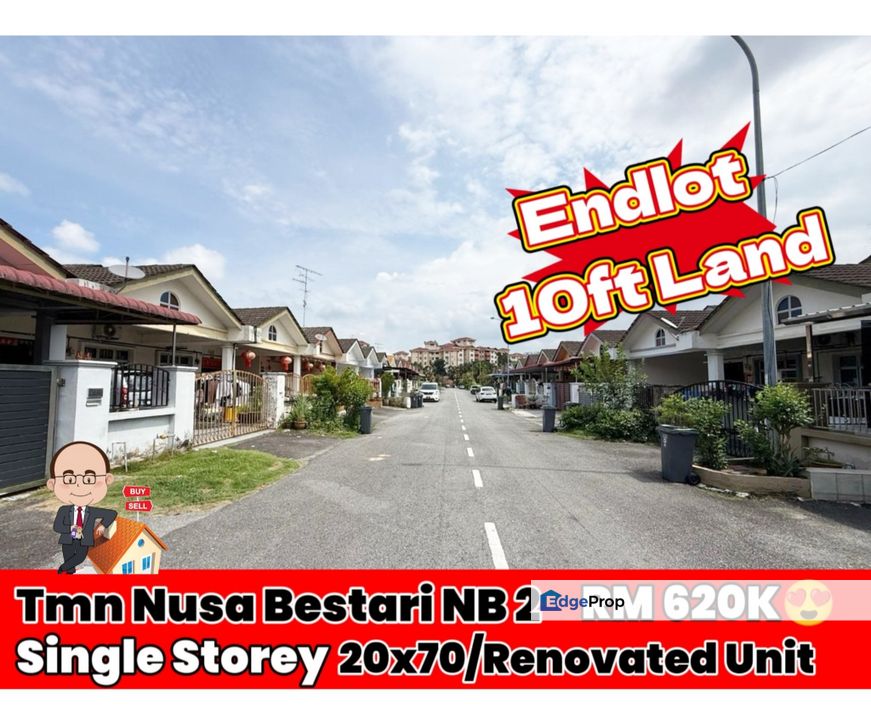 Taman Nusa Bestari 2 / Single Storey Terrace / Endlot , Johor, Skudai