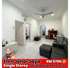 Taman Johor Jaya / Single Storey Terrace for Sale @RM570,000 By CALVIN ...