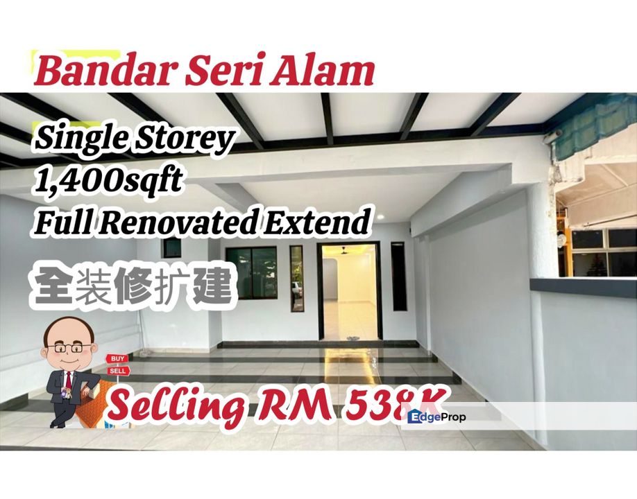 Bandar Seri Alam / Jalan Suria / Single Storey Terrace , Johor, Masai