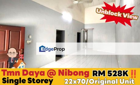 Taman Daya / Jalan Nibong / Single Storey Terrace , Johor, Johor Bahru