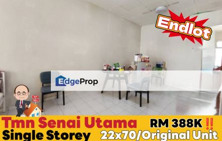 Taman Senai Utama / Senai / Single Storey Terrace / Endlot , Johor, Senai