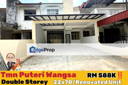 Taman Puteri Wangsa / Jalan Badik / Double Storey Terrace , Johor, Ulu Tiram