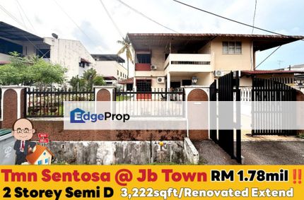 Taman Sentosa / Jalan Songkit / Double Storey Semi D , Johor, Johor Bahru