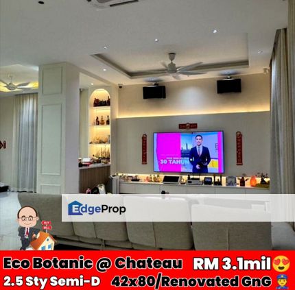 Eco Botanic / The Chateau / 2.5 Storey Semi D , Johor, Nusajaya