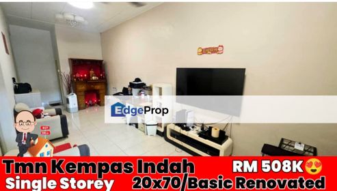 Taman Kempas Indah / Single Storey Terrace , Johor, Johor Bahru