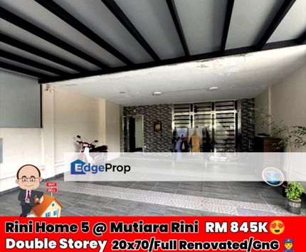 Rini Home 5 / Taman Mutiara Rini / Double Storey Terrace , Johor, Skudai
