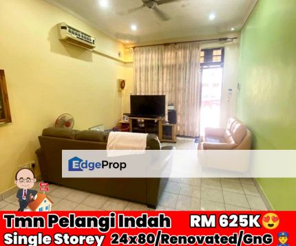 Taman Pelangi Indah / Jalan Lawa / Single Storey Terrace , Johor, Ulu Tiram