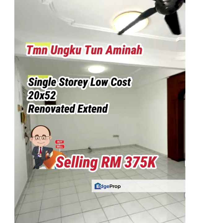 Taman Ungku Tun Aminah / Jalan Perwira / Single Storey Terrace , Johor, Skudai
