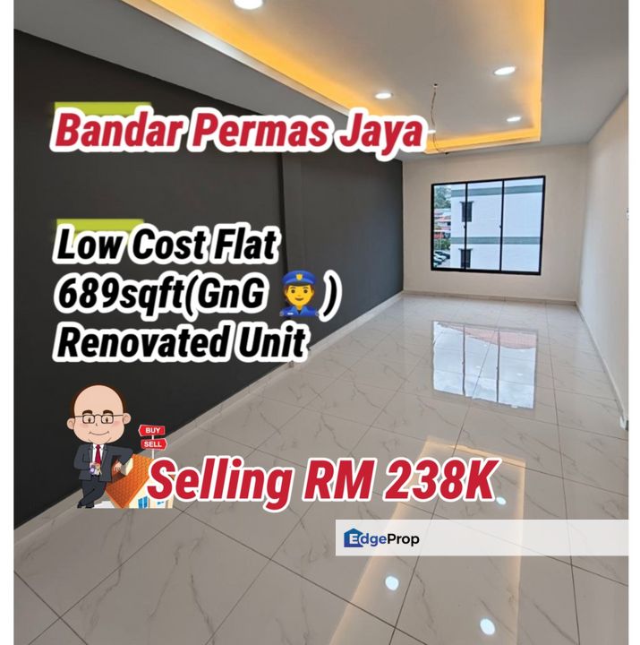 Bandar Permas Jaya 7 / Low Cost Flat , Johor, Johor Bahru