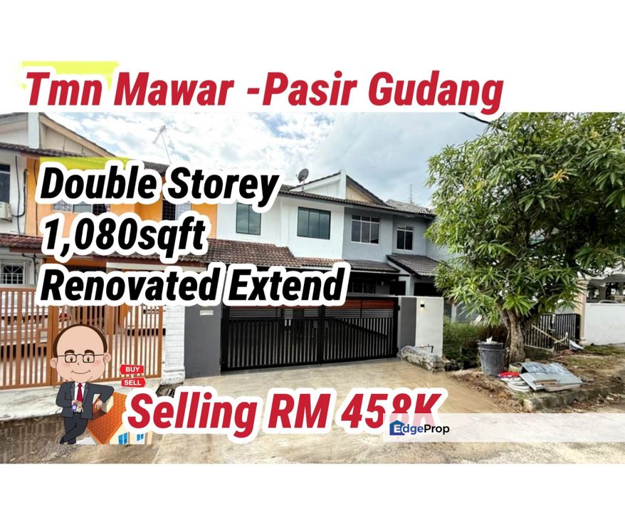 Taman Mawar / Pasir Gudang / Double Storey Terrace , Johor, Pasir Gudang