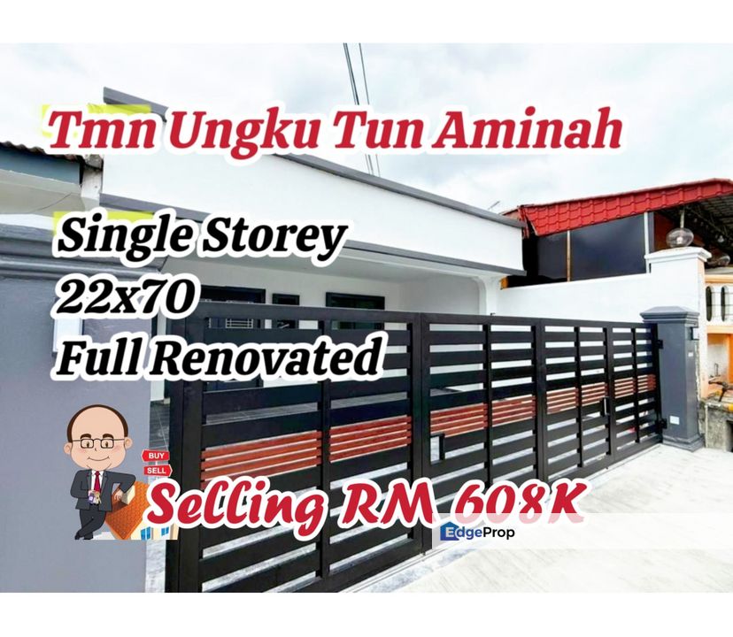 Taman Ungku Tun Aminah / Jalan Laksamana / Single Storey Terrace , Johor, Skudai