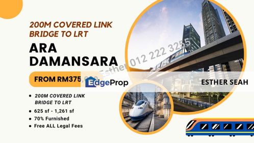 200m Link Bridge to LRT Apartment @ Ara Damansara, Selangor, Subang Jaya